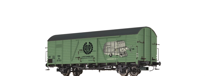 50499 - Gedeckter Güterwagen Glt "A. Pöttinger" ÖBB
