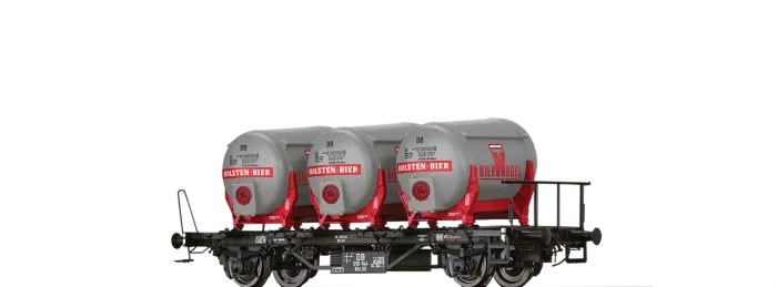 50605 - Behältertragwagen BTs 30 DB, mit Ddikr§621§ "Holsten-Bier"