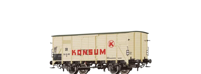 50765 - Gedeckter Güterwagen G "Konsum" DR