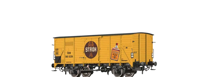 50770 - Gedeckter Güterwagen G10 "Stroh Rum" ÖBB