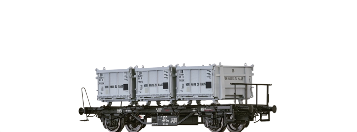 50910 - Behältertragwagen BTs 30 DB, mit Eoskrt§022§ "Von Haus zu Haus" 