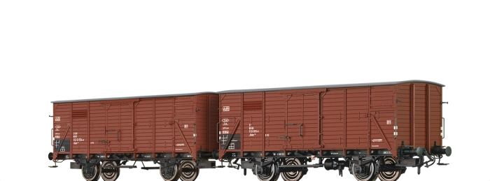 50930 - Gedeckter Güterwagen Gklm§191§ DB, 2er-Set