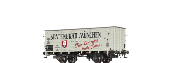 50987 - Gedeckter Güterwagen G10 "Spatenbräu München" DB