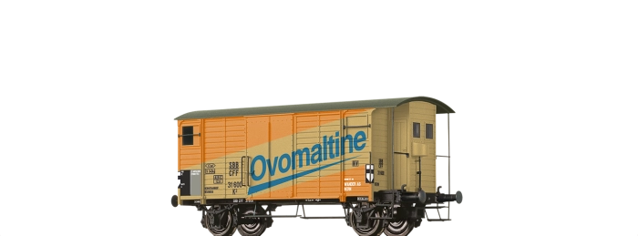 50992 - Gedeckter Güterwagen K2 "Ovomaltine" SBB