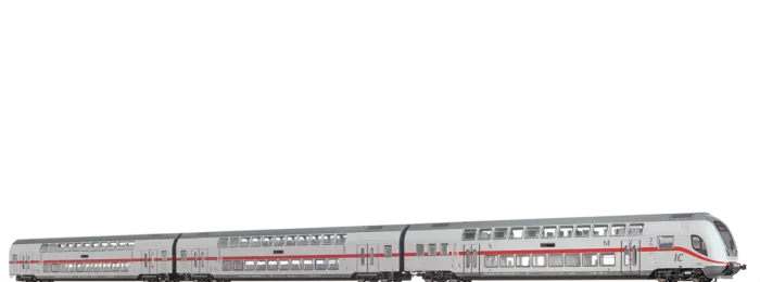 64523 - TWINDEXX Vario® IC2-Doppelstock-Wagenset DB AG, 3er-Set (Karlsruhe Hbf)
