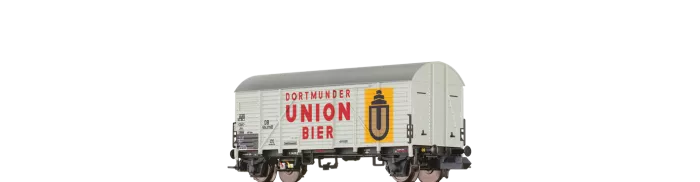 67301 - Gedeckter Güterwagen Gmhs Bremen "Dortmunder Union Bier" der DB