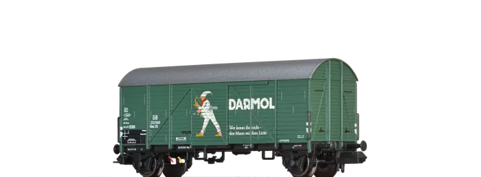67312 - Gedeckter Güterwagen Gms35 "Darmol" der DB