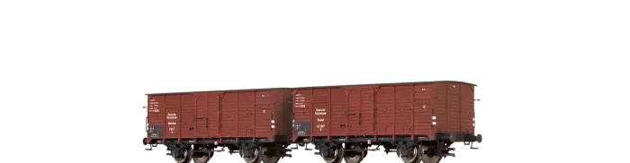 67432 - Gedeckte Güterwagen G 10 DRG, 2er-Set