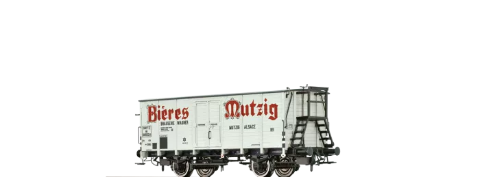 67457 - Gedeckter Güterwagen Hlf "Bieres Mutzig" der SNCF