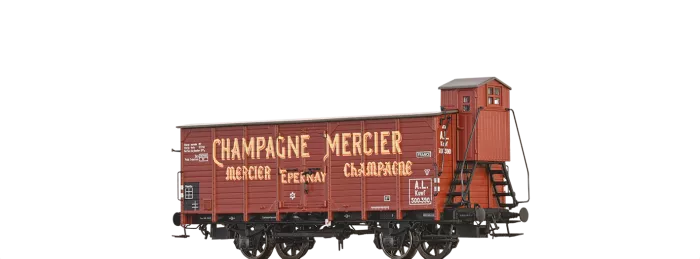 67499 - Gedeckter Güterwagen Kuwf „Champagne Mercier“ A.L.