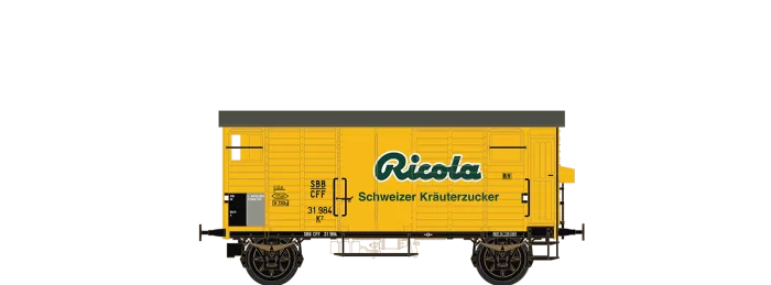 67861 - Gedeckter Güterwagen K2 "Ricola" der SBB