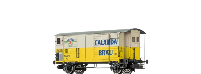 67868 - Gedeckter Güterwagen P "Calanda Bräu" der SBB