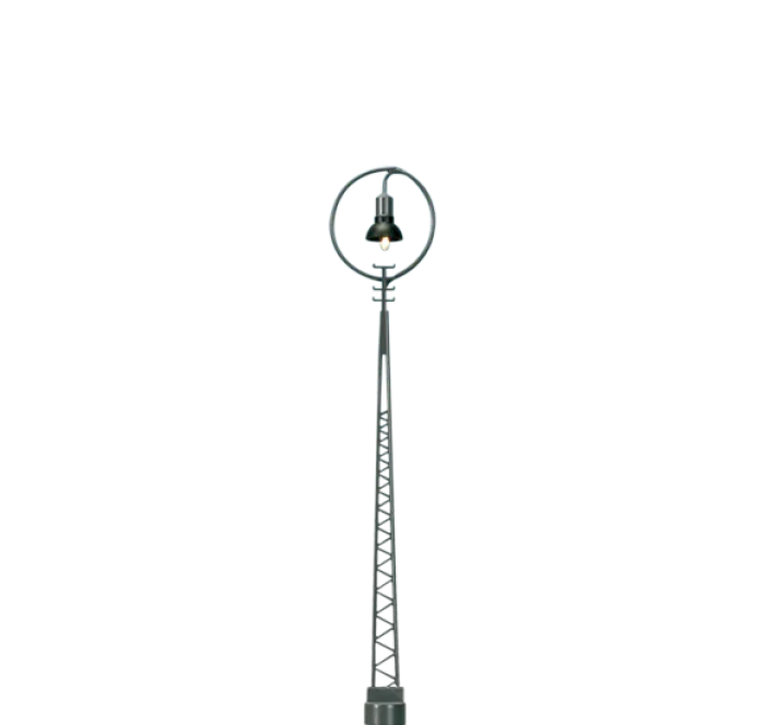 84027 - Gittermastleuchte mit Ring, Stecksockel mit LED